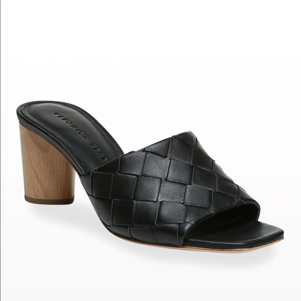 VERONICA BEARD - Size 9
Kiele Woven Napa Block-Heel Sandals *worn twice - Picture 1 of 9